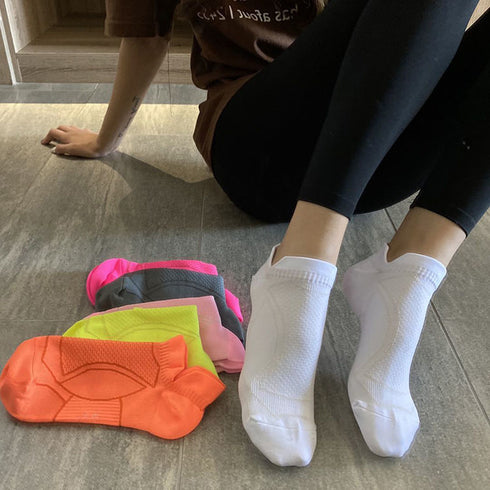 Sports Yoga Running Marathon Men And Women Short Tube Couple Socks - ROUTINE FASHION
